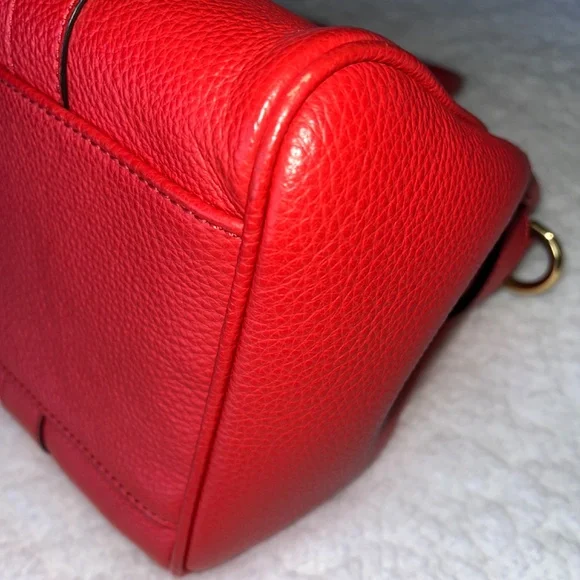 Authentic Mulberry Small Bayswater Red Leather Satchel Handbag - Picture 10 of 16